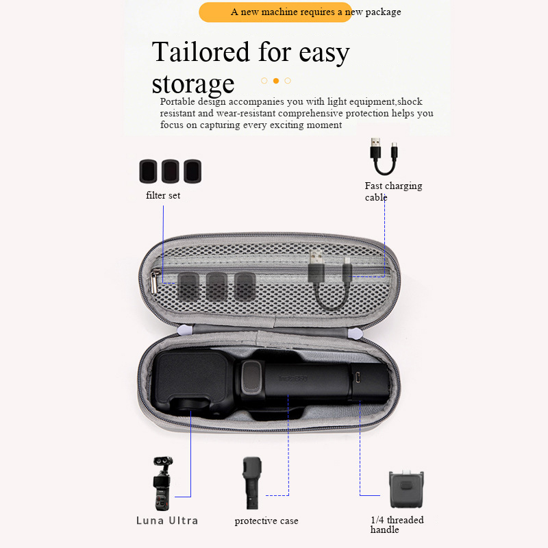 Storage bag For Insta360 Luna  - Drone Gimbal Case 评论和价格