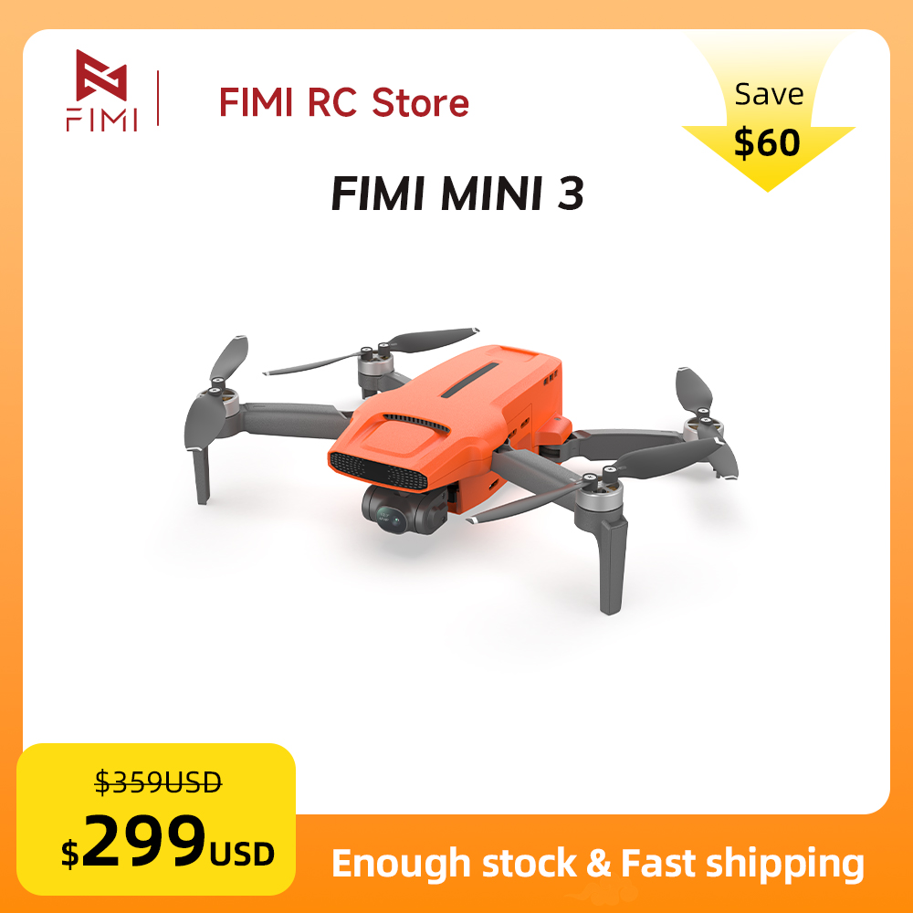 FIMI MINI 3 Camere Drone 4K 60 - Drone Gimbal 3 Axis 评论和价格