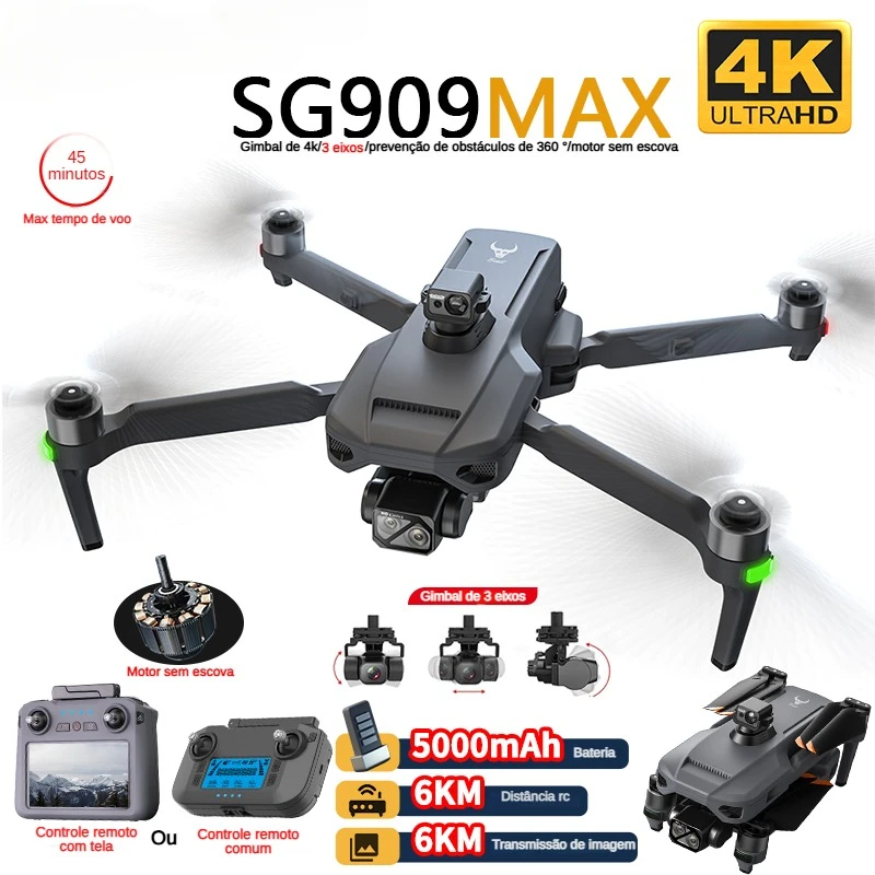 ZLL SG909 SG909MAX Professiona - Drone Gimbal 3 Axis 评论和价格
